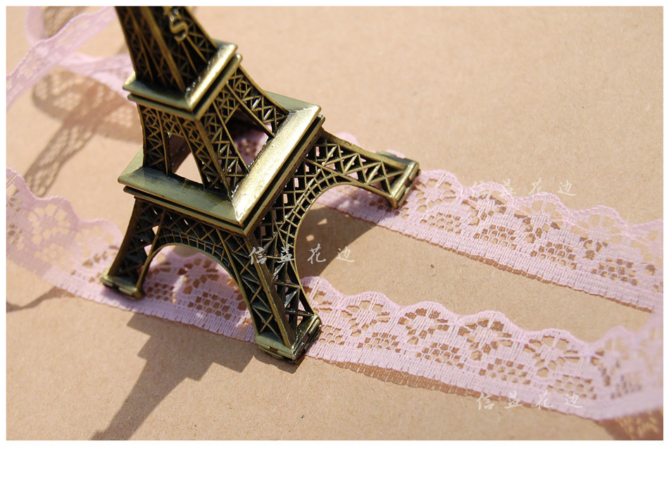 El encaje bilateral de 3,2 CM se puede dividir multicolor ropa ropa/sombrero/manga/delantal accesorios Specification image
