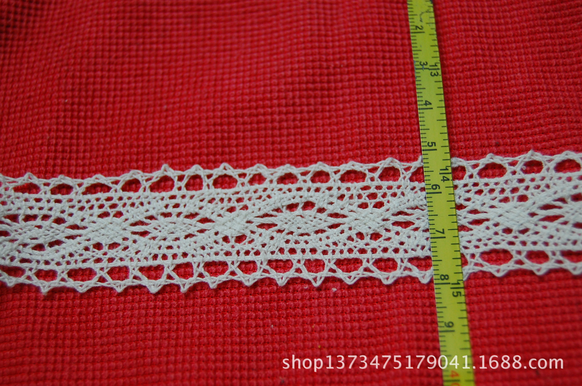 3.0CM exquisito sombrero de cordón de algodón/accesorios para cojines/ropa infantil/accesorios para niños /DIY hecho a mano tela