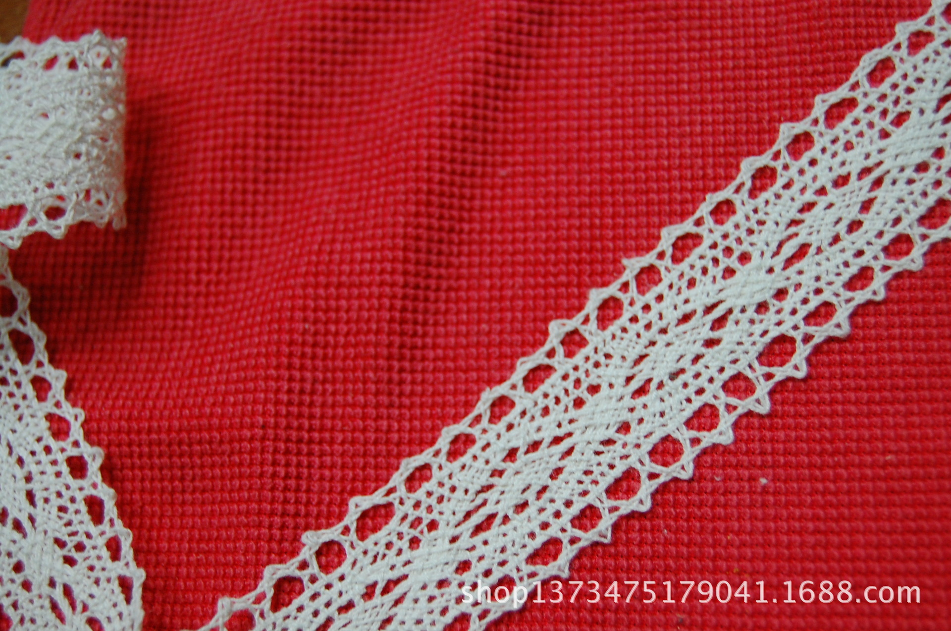 3.0CM exquisito sombrero de cordón de algodón/accesorios para cojines/ropa infantil/accesorios para niños /DIY hecho a mano tela details Picture
