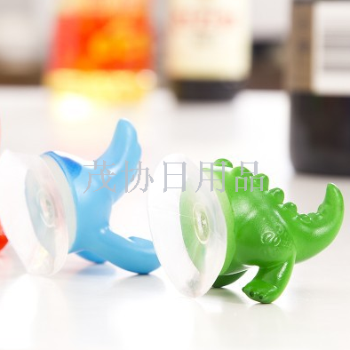 【 High Quantity and High Price 】 Creative and cute cartoon animal tail suction cup hook, powerful and traceless hook Application Scenario