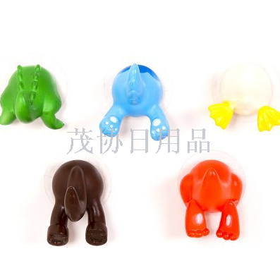 【 High Quantity and High Price 】 Creative and cute cartoon animal tail suction cup hook, powerful and traceless hook details Picture