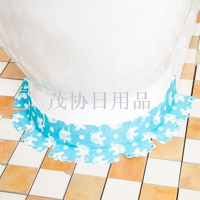 Electrostatic toilet base anti-fouling wall cover strip skirting line corner decorative strip