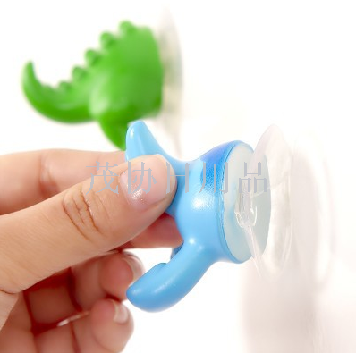 【 High Quantity and High Price 】 Creative and cute cartoon animal tail suction cup hook, powerful and traceless hook Specification image