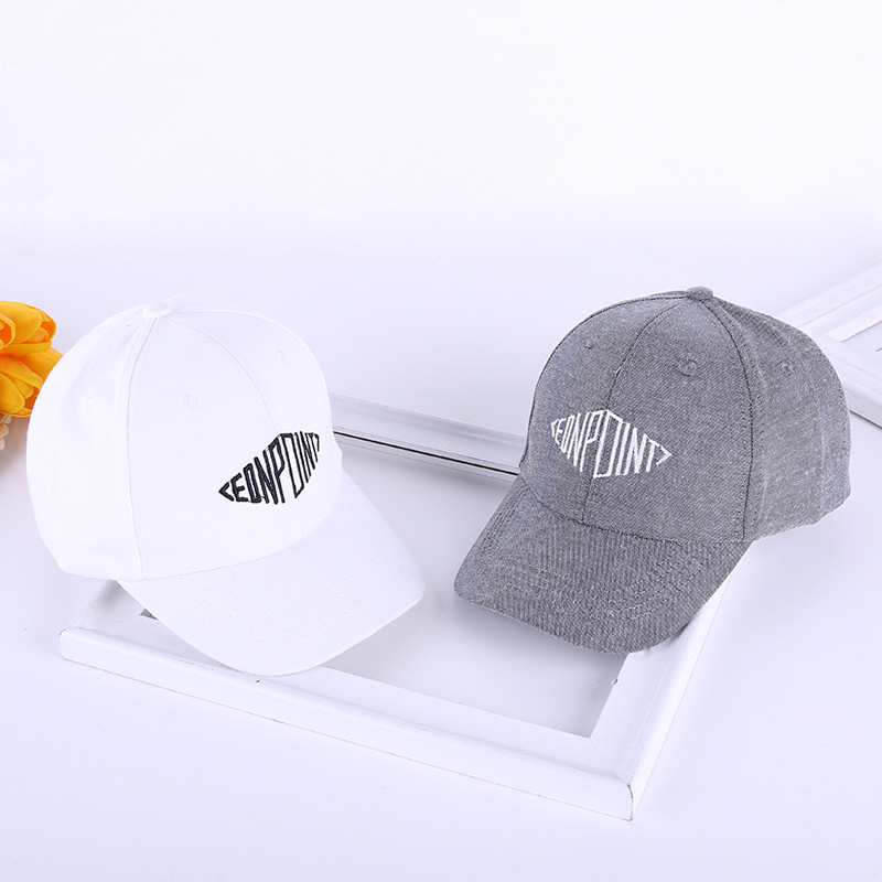 Korean Version Of Small Fresh Letters Embroidered Children's Baseball Caps Embroidered Personality Hip Hop Hats Outdoor Sunscreen Hats Wholesale details Picture