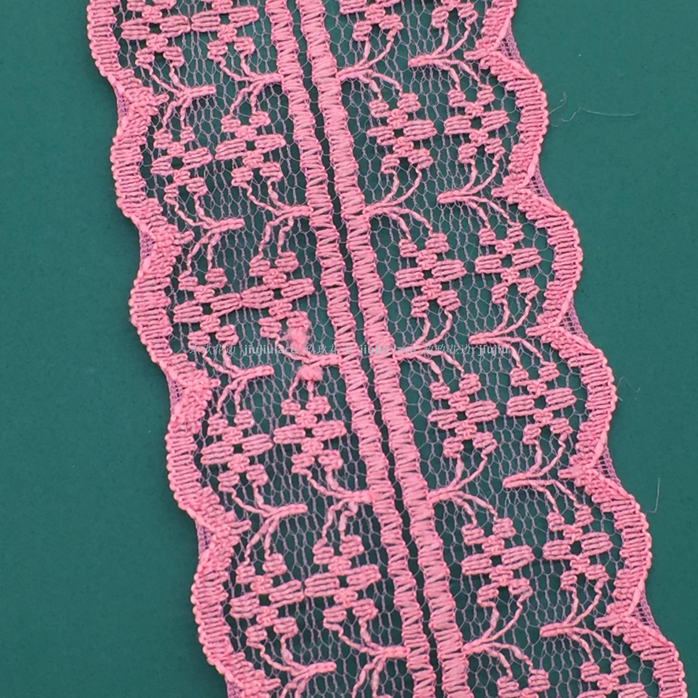 133-meter patterned non-elastic colored lace ribbons, children's accessories, hair band decorative lace details Picture