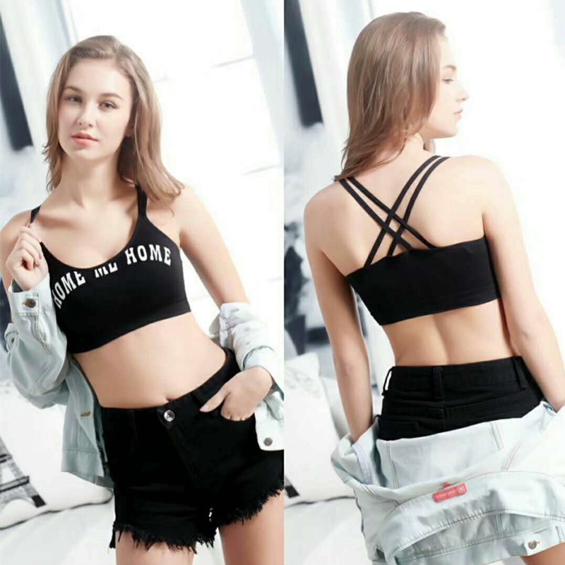 Yiwu Selection new seamless beauty back cross short style condole belt with breast girdle bra sports full figure