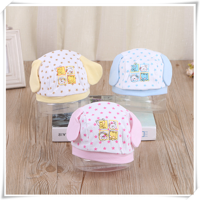 Sheriwa fashion children's hat Baby sun protection hat printing five star hat baby hat
