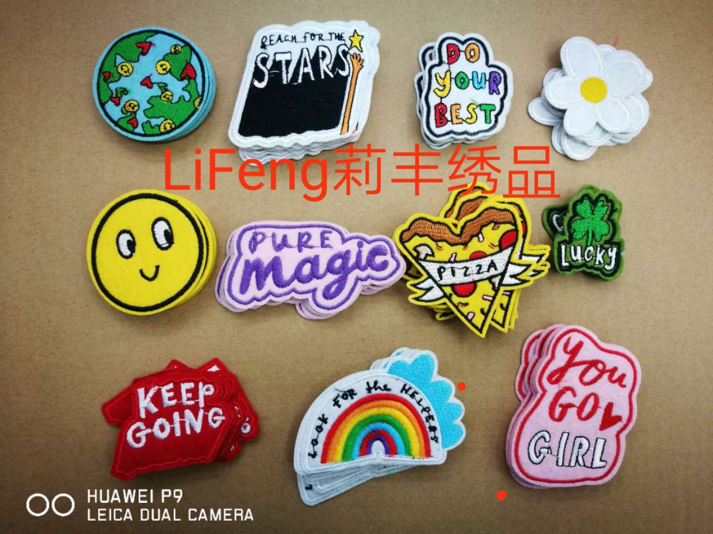 English letter fabric stickers, embroidery stickers, computer embroidery clothing accessories