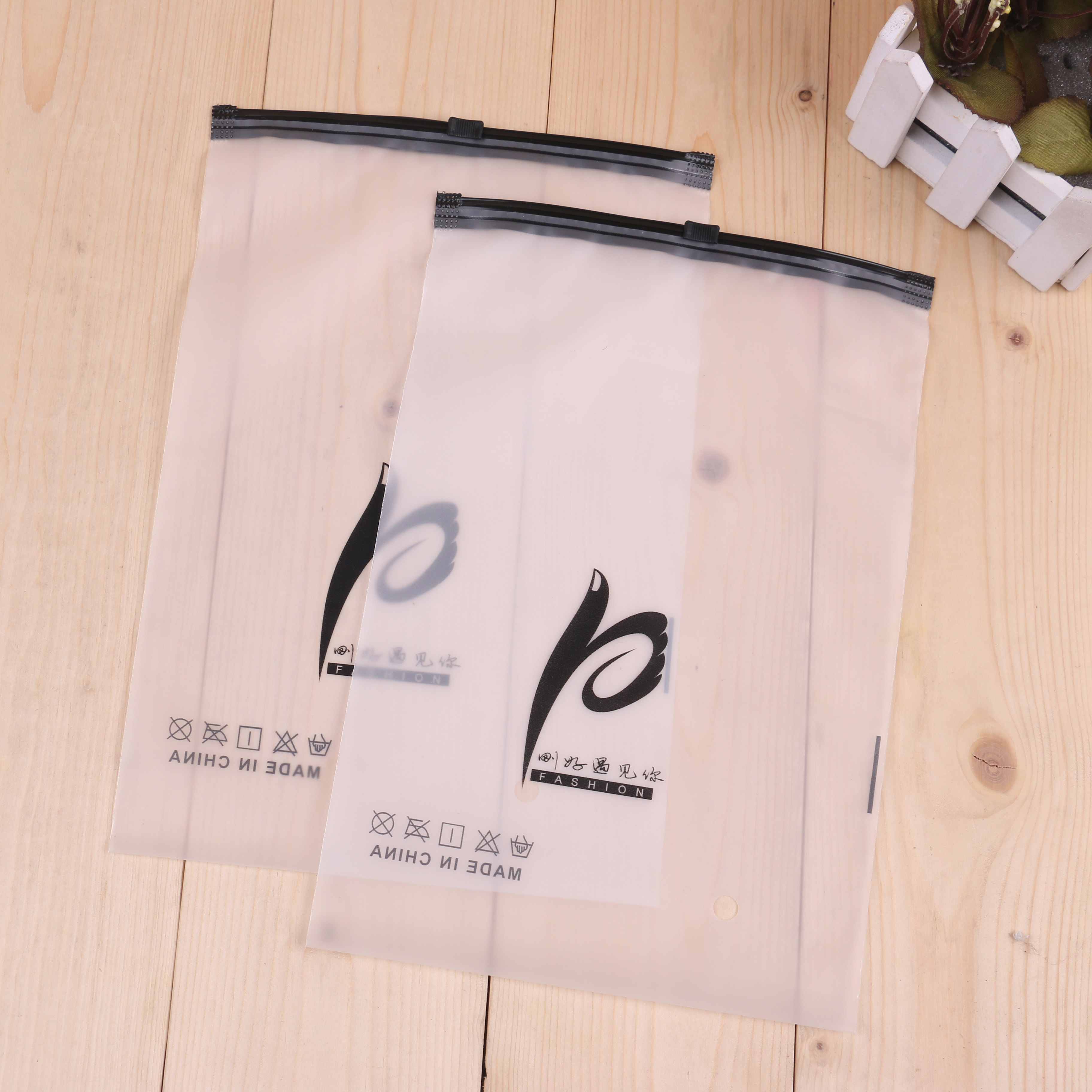 PE自封袋透明内衣裤服装包装袋 厂家定制印刷LOGO
