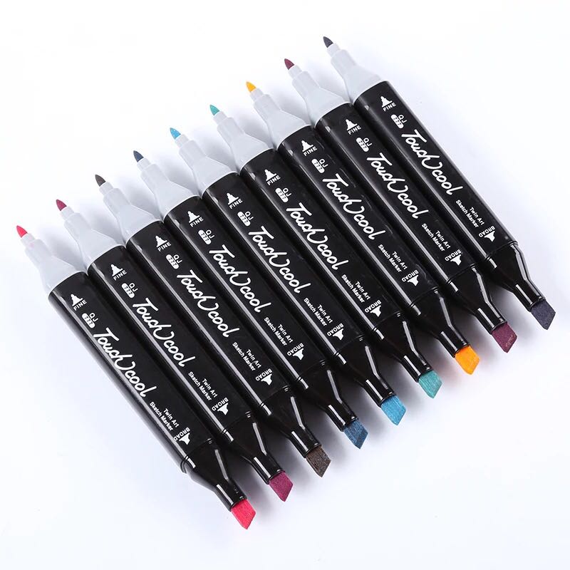 Art marker 24 colors, 36 colors, 48 colors, 72 colors, 168 colors available from stock