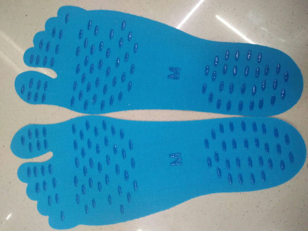 沙滩隐形鞋子黏在脚底的足底鞋垫Nakefit鞋