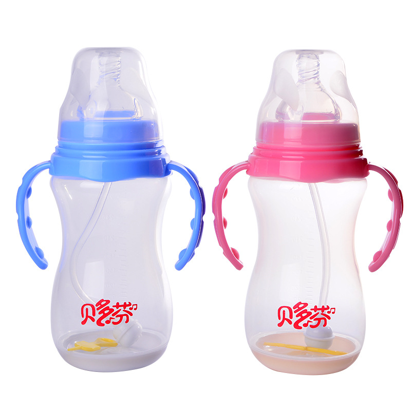 Explosive wide taste warm baby bottle wholesale anti drop wide mouth baby bottle PP warm baby bottle manufacturers produce baby bottles