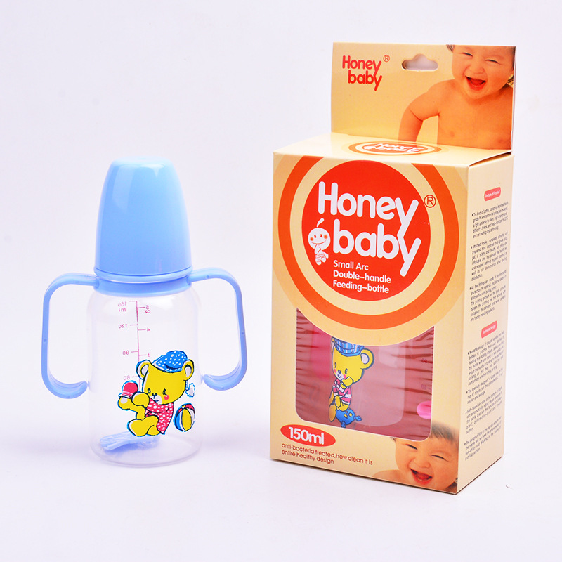 Baby Bottle With Handle Label Pc Bottle Breast Milk Sense Pacifier Baby Products Wholesale Baby Bottles Specification drawing