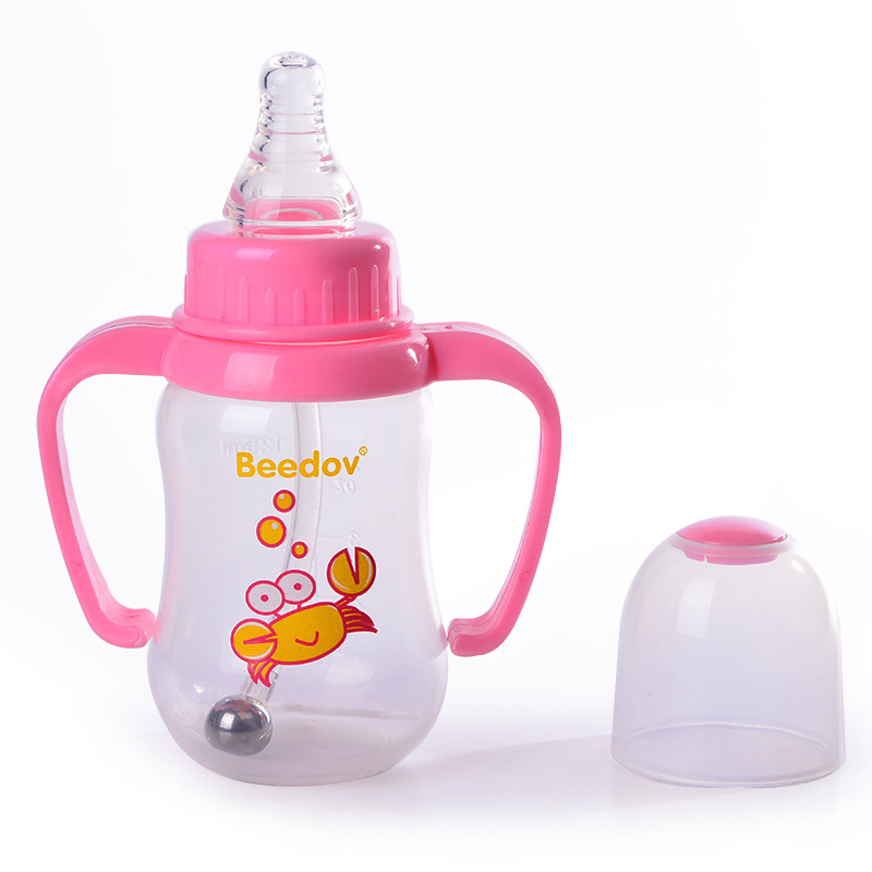 Manufacturers Supply Standard Caliber Curved Ear Pp Baby Bottle Standard Mouth Pacifier details Picture