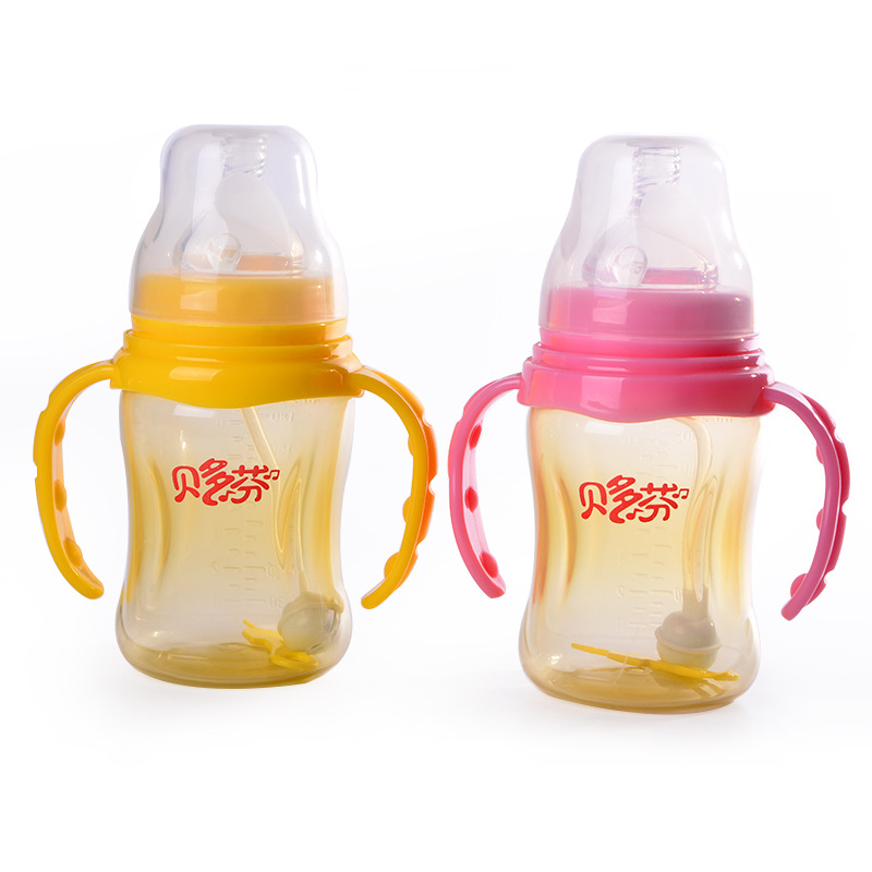 Wholesale wide mouth PP nano anti - bacterial bottle anti - fall wide mouth bottle manufacturers direct thumbnail