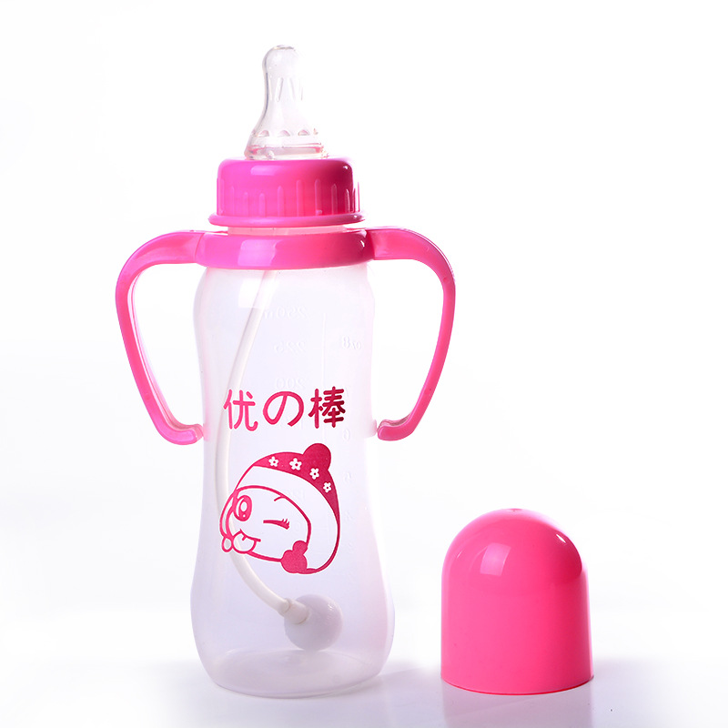 奶瓶 标口奶瓶240ML PP奶瓶 母婴用品 宝宝奶瓶厂家批发产品图