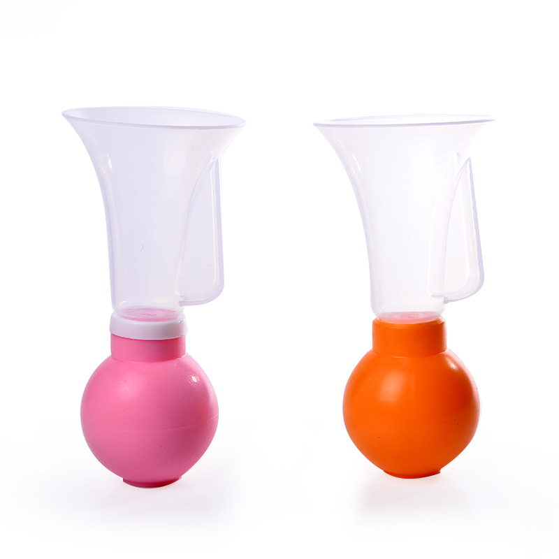 吸奶器 简易手动吸奶器 传统挤压式吸奶器 一字型款手动挤奶器产品图