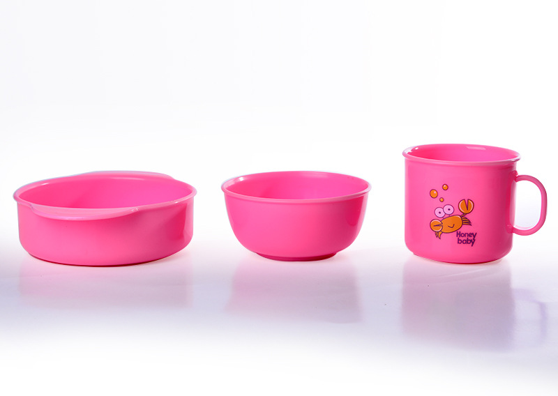 儿童餐具碗勺杯子套装宝宝餐具5件套 婴儿勺子辅食餐具产品图