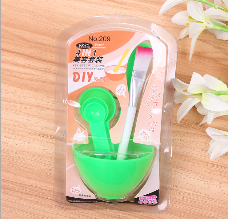 Korean beauty mask bowl mask set Makeup four sets of tools wholesale A