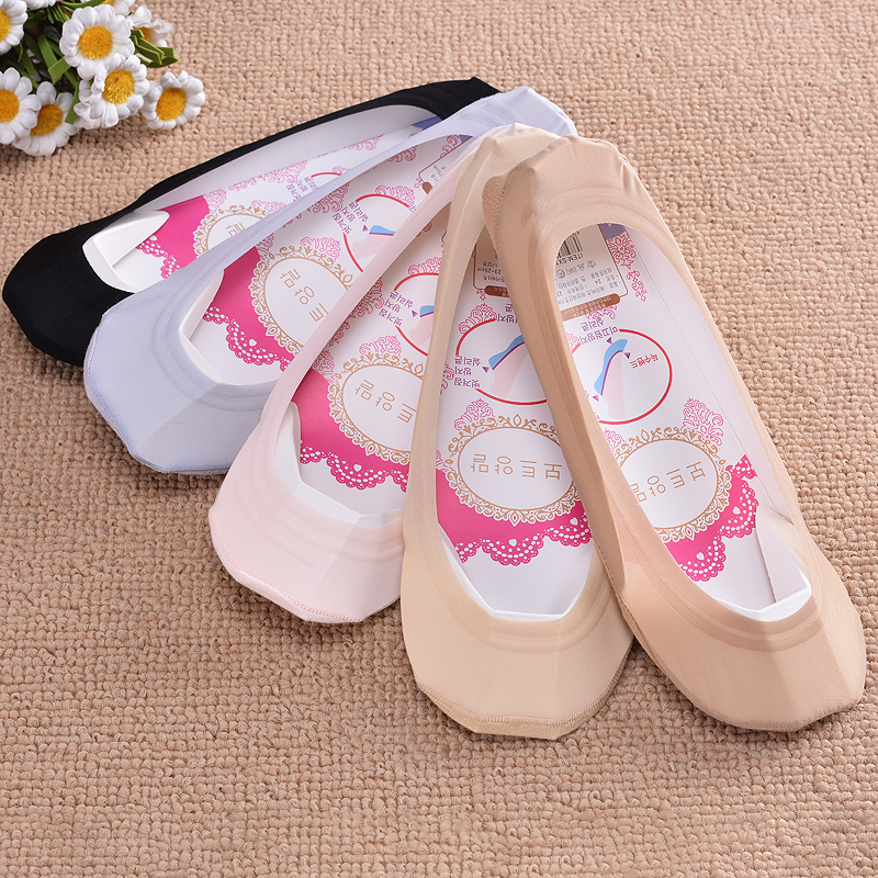 韩版浅口袜子硅胶防滑纯色薄款冰丝花边隐形船袜韩版浅口袜子硅胶防滑纯色薄款冰丝花边隐形船袜