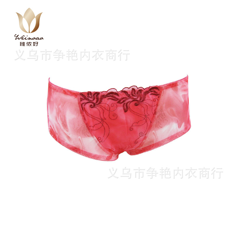 品牌特价内衣 外贸高档性感蕾丝花朵性感绣花女士三角低腰内裤
