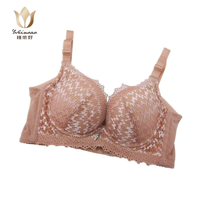 特价惟侬好品牌 蕾丝花边内衣胸罩 性感调整型女士品牌文胸产品图