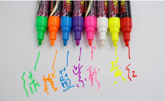 CHALK glass crayon window CHALK Mark