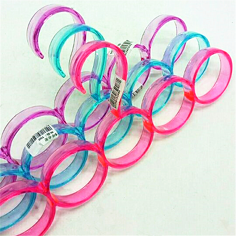 多彩时尚五环围巾架多用塑料衣架围巾架丝巾架领带架皮带架