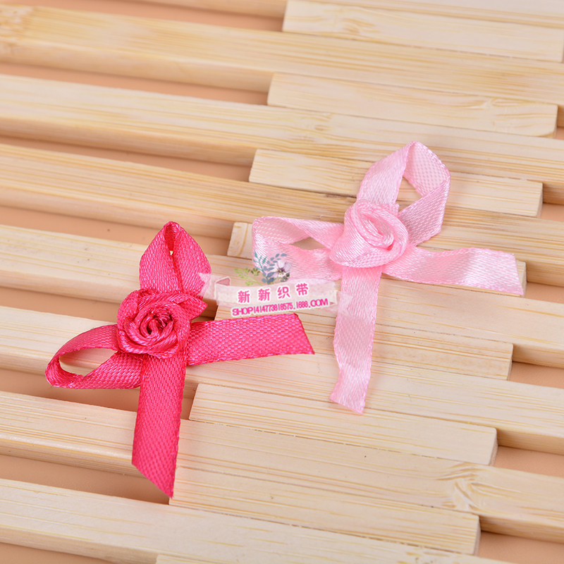 0.6cm wedding candy box, polyester ribbon bow, exquisite gift, woven ribbon, high-end butterfly flower headwear accessory details Picture