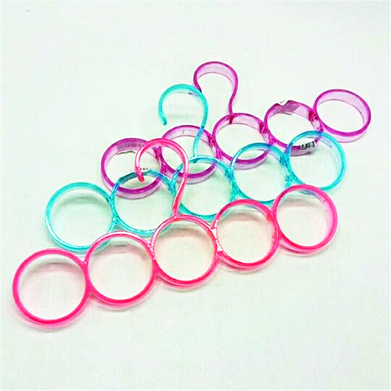 多彩时尚五环围巾架多用塑料衣架围巾架丝巾架领带架皮带架细节图