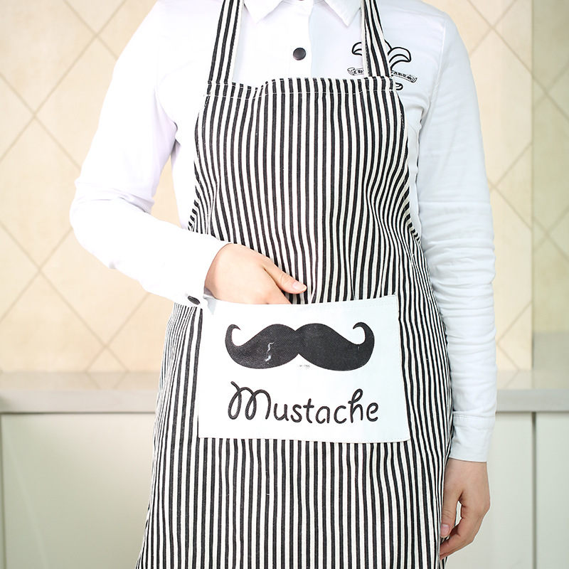 2018 Apron new manufacturers wholesale simple fashion waterproof apron striped sleeveless apron home cleaning appliances