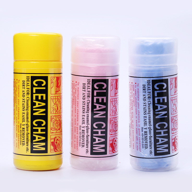 小桶鹿皮巾清洁布 家居神奇吸水去污不沾油清洁用品地摊货源批发