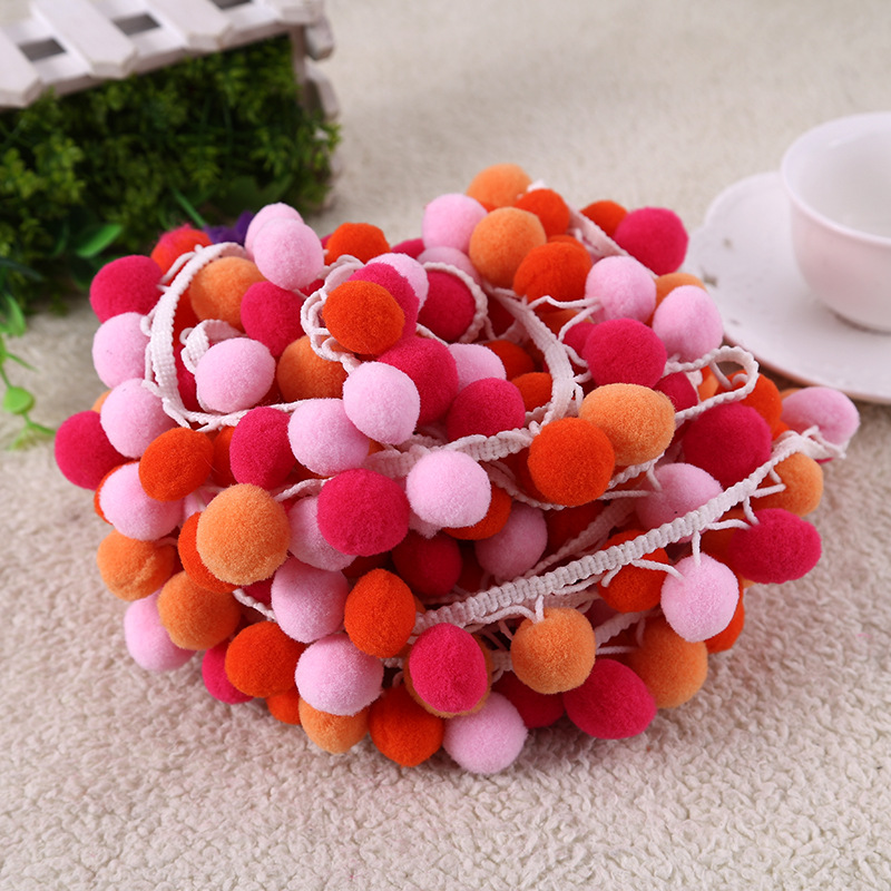 Scarf Garment Accessories Lace Ball High Quality Multi-Color Mix Handmade Lace Hairball Handmade Cashmere Hairball