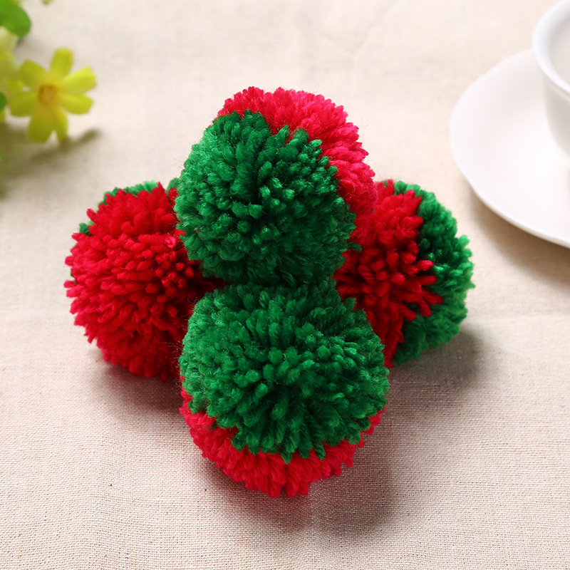 Diy Handmade Accessories For Children Jewelry Material 4Cm Wool Wool Ball Accessories Diy Hairball Wholesale details Picture