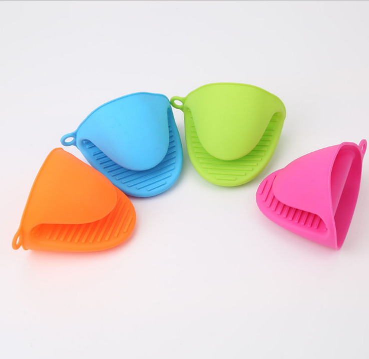 Food-grade silicone heat-resistant gloves, anti-slip hand clamps, microwave oven and oven high-temperature resistant gloves, creative kitchenware details Picture