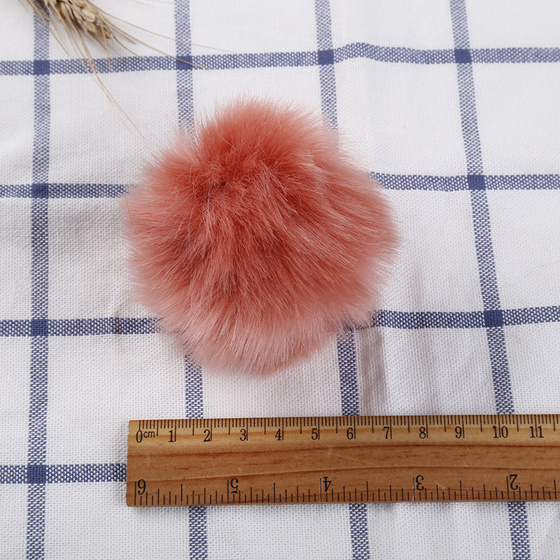 Imitation Rabbit Hair Solid Color Hair Pendant Clothing Accessories Handmade Diy Accessories Adornment Hairball Material Wholesale Can Be Customized Application Scenario