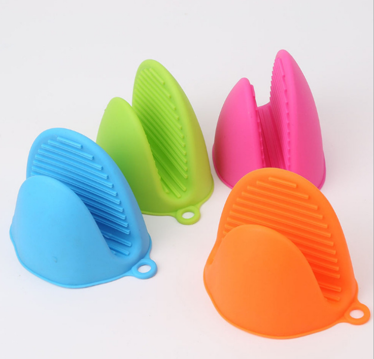 Food-grade silicone heat-resistant gloves, anti-slip hand clamps, microwave oven and oven high-temperature resistant gloves, creative kitchenware