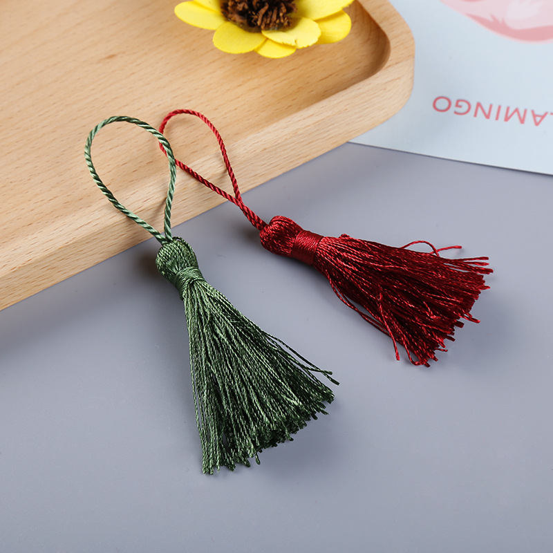 New Pineapple Head Accessories Tassel Packaging Gift Tassel Car Pendant Tassel Hanging Tassel Foreign Trade Wholesale Customization details Picture