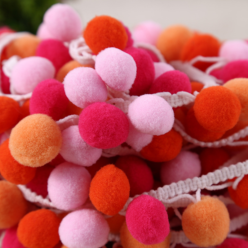 Scarf Garment Accessories Lace Ball High Quality Multi-Color Mix Handmade Lace Hairball Handmade Cashmere Hairball details Picture