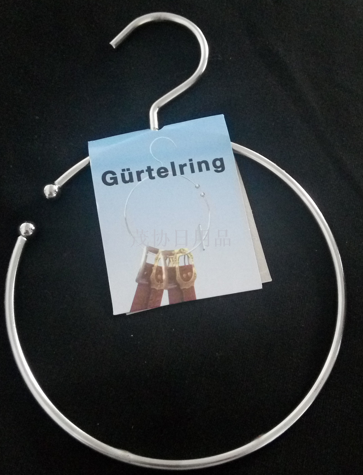Circular scarf rack Creative non-slip belt scarf hanger hook Wire hanger TV TV shopping