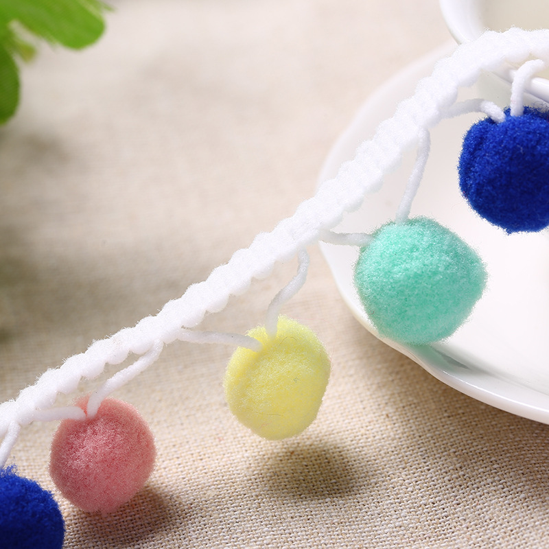 Color Wool Ball With Hand-Made Seven-Color Ball For Scarf Clothing Home Textile Accessories Color Can Be Stapleton Dyeing Specification drawing