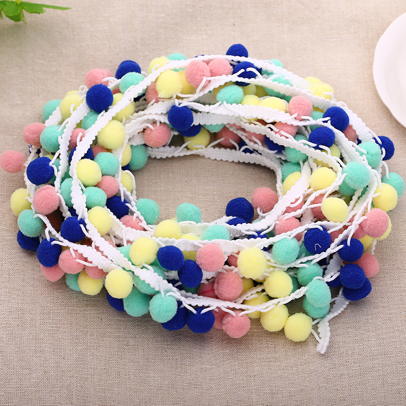 Color Wool Ball With Hand-Made Seven-Color Ball For Scarf Clothing Home Textile Accessories Color Can Be Stapleton Dyeing