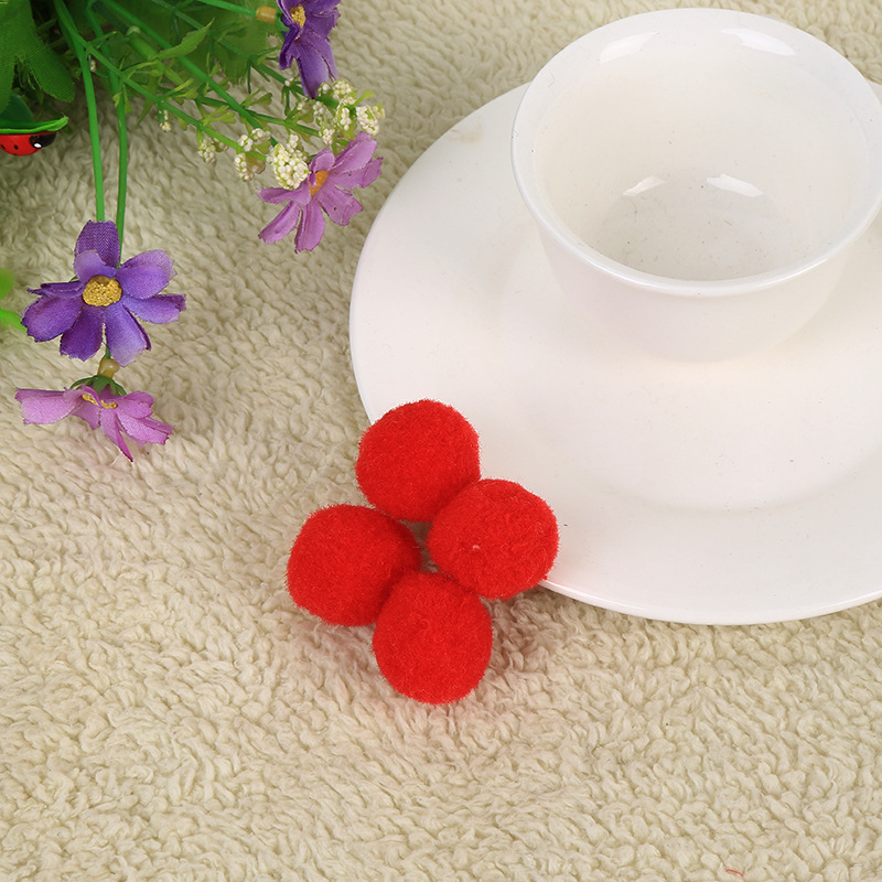 Hairball Custom Color Pom-Poms Clothing Bags Shoes And Hats Accessories Color Specifications Can Be Customized Manufacturers Direct Sales Specification drawing
