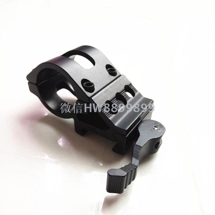 T2008 Quick removal Crooked neck quick removal 25.4 pipe diameter quick removal fixture side flashlight clip