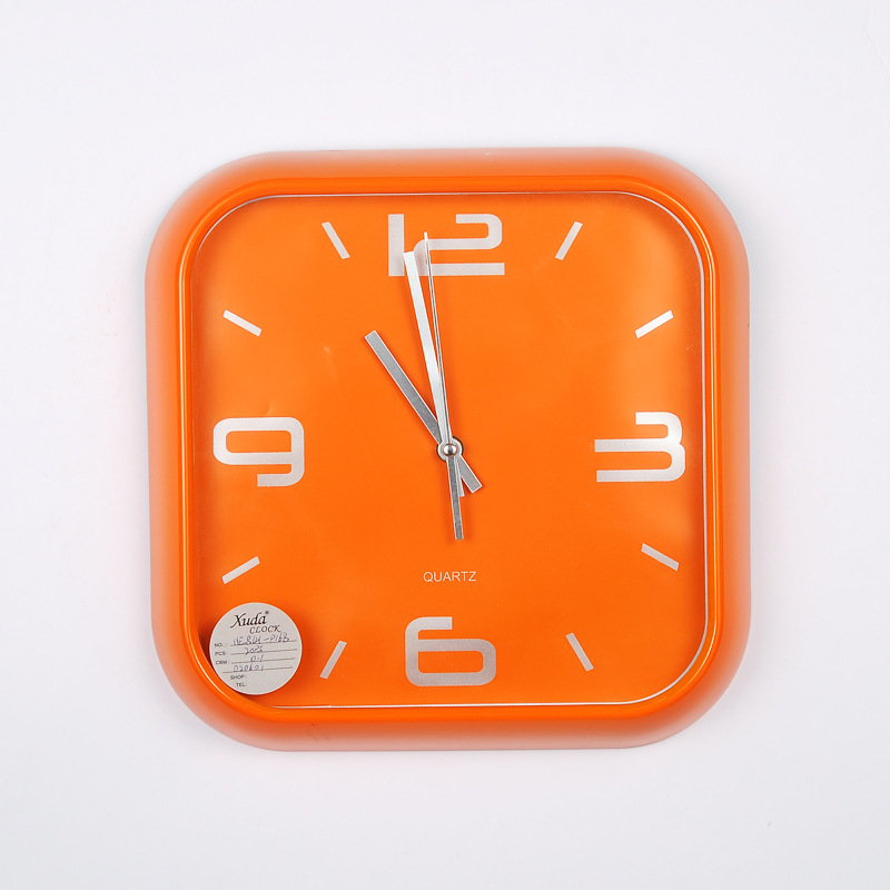 Korean-style wall clock, living room clock, bedroom, home silent clock, wall watch, simple, modern and cute quartz clock details Picture