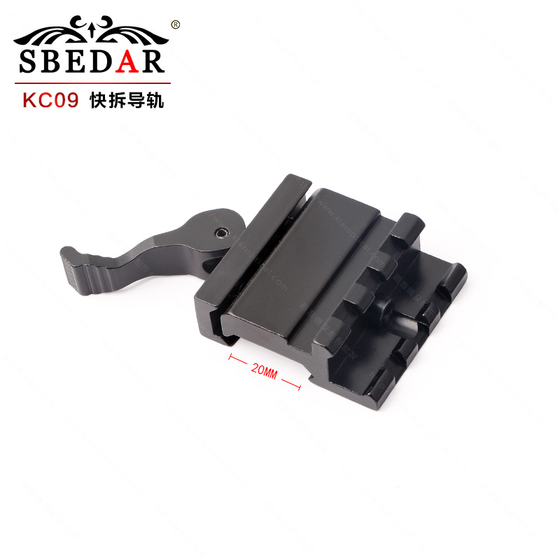 20mm wide quick-release conversion guide rail with a 45-degree inclined Angle details Picture