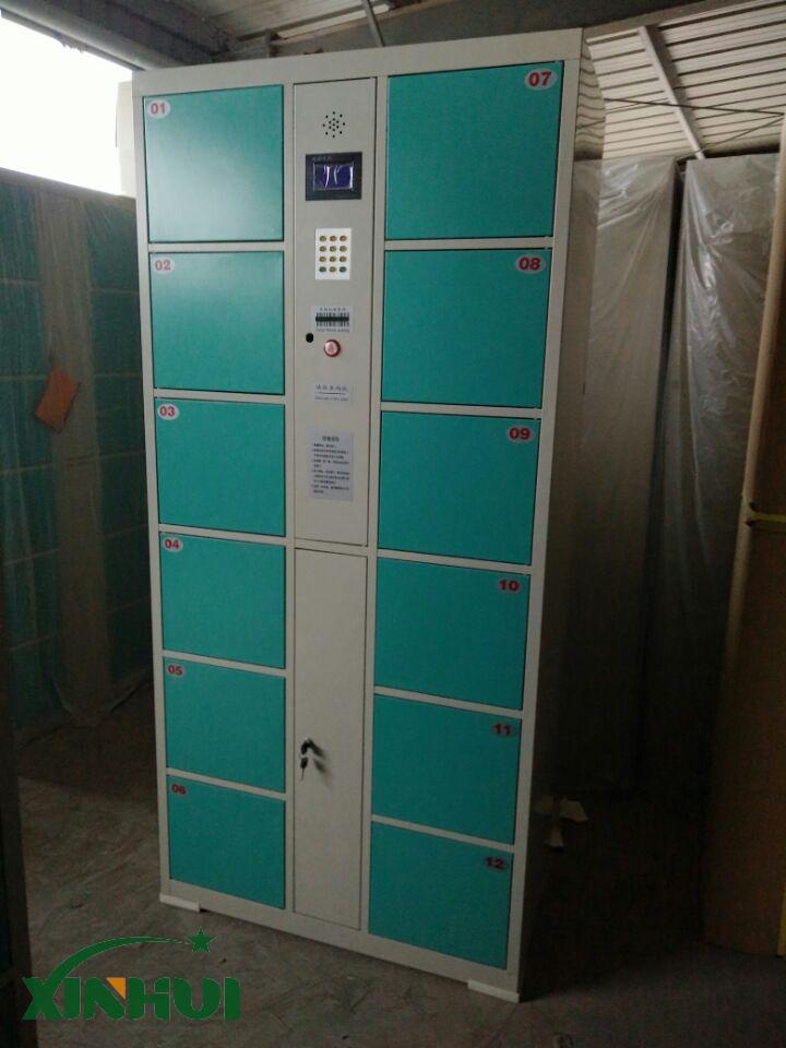 Supermarket lockers, supermarket parcel lockers, electronic parcel lockers, fingerprint model, 36 doors, blue Specification image