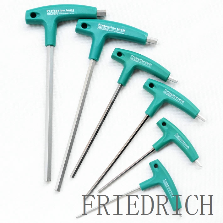 Hex socket wrench, ball head, flat head, T-shaped hexagonal screwdriver, 2-10MM details Picture