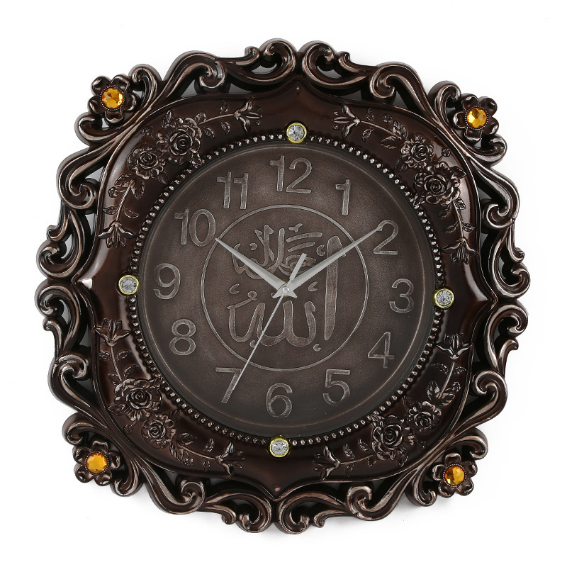 Yiwu quality vintage European and American decorative wall watch, bedroom fashionable, simple, artistic and creative, living room silent wall clock
