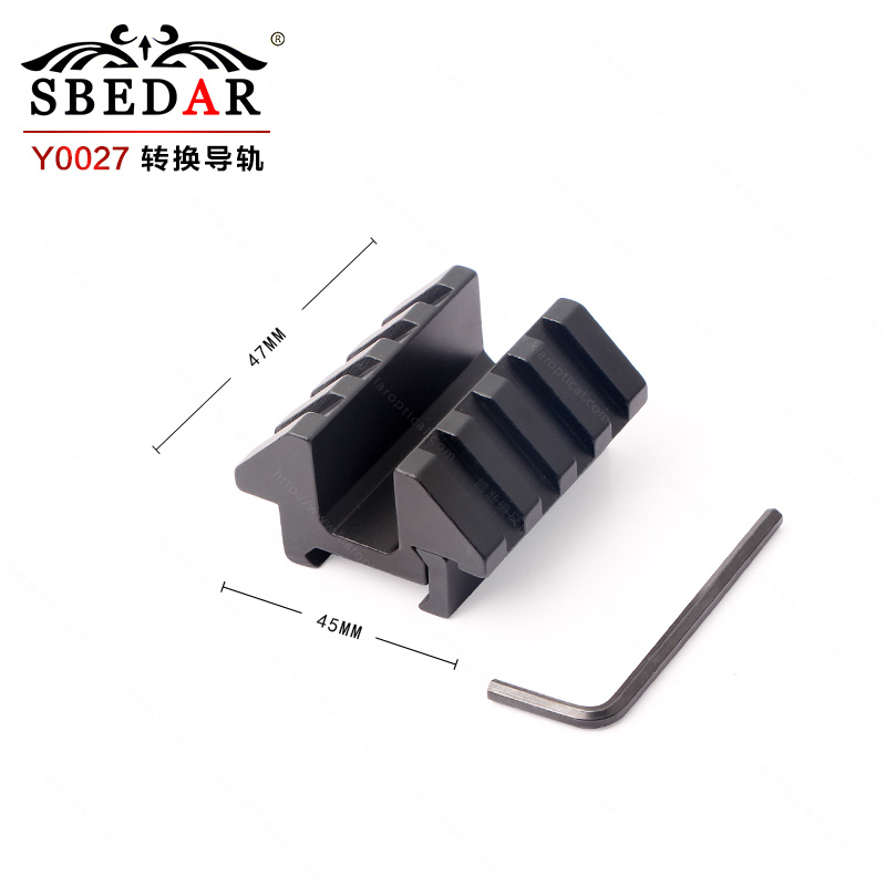 The side fishbone track seat is elevated with a 45-degree guide rail for conversion